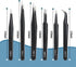 6 Pcs Precision Tweezers Set, Premium Non-Magnetic Stainless Steel for Electronics, Craft, Laboratory Work