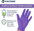 5.9 9.5 55080 1000) HALYARD PURPLE NITRILE Gloves Powder Free Disposable Medical Exam Gloves Dental Chemo Protection