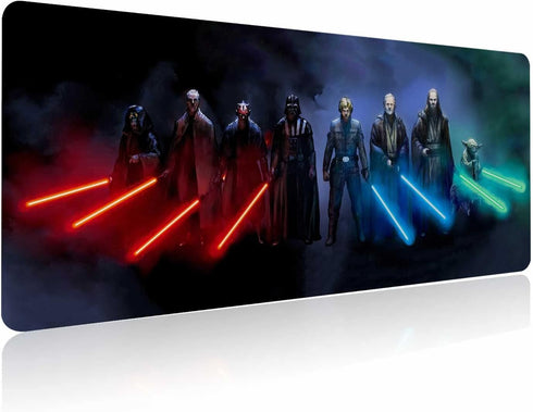 Extra Large Gaming Mouse Pad Custom Mousepad - Non-Slip Rubber Base, Stitched Edges Mouse Mat, Washable Desk Pad