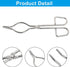 Moicstiy 8 Inch Crucible Tongs, Professional Grade Stainless Steel Clamp for Laboratory