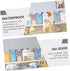 2 Pcs Soft Wall Stickers Decorative Kid Room Wall Pad Room Anti- Collision Cushion Safe Tape Changing Table Cover