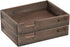 MyGift Set of 2 Stackable Vintage Brown Wood Document Letter Paper Trays with Distressed Finish for Office Desktop