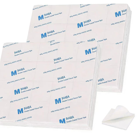 AurDo 100Pcs Double Sided Tape Heavy Duty Square Mounting Foam Tape,27 27mm Strong