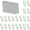 SiLnmLih 20 Pcs Plantation Shutter Louver Repair Pins Spring Loaded Wood Shutters Replacement