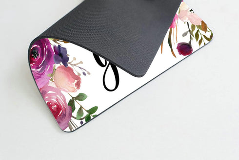 Smooffly Floral Mousepad - Inspirational Quote Mouse Pad: Life is Tough but so are You