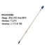 Glass Thermometer -10 to +110 C&F, 300mm Liquid in Glass Thermometer for Scientific Laboratory Grade