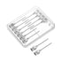 12pcs 16Gauge Stainless Steel Dispensing Needles, 1" All Metal Glue Needle Tube Blunt Tips for Thick Liquids