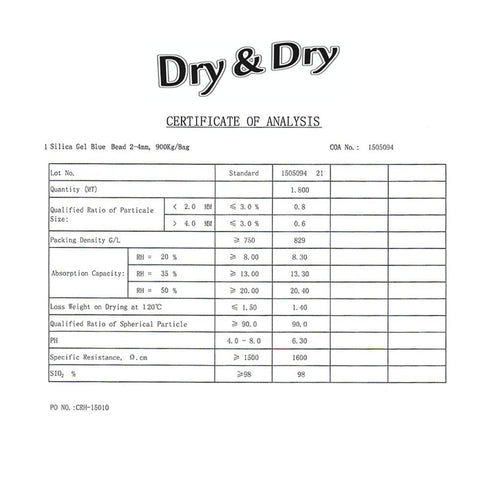 Dry & Dry 10 Gram Blue Indicating Silica Gel Packets, 15 Packets, Rechargeable Desiccant