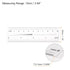 Film Flexible Ruler 4 Inch 0.1mm Scale PET Plastic Folding Straight Ruler Calibration Soft Ruler Measuring Tool for Factory, Transparent