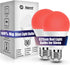 Neporal 625nm Red Light Bulbs for Sleep, 100% Blue Light Blocking Light