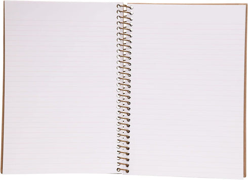 Mintra 100% Recycled Notebooks, Junior Size (6.5in x 9.5in), Solid Set, 3 Pack