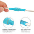 HKS 260PCS Spade Connector Kit, Male and Female Terminal Heat Shrink Electrical Quick Disconnect Wire Connectors