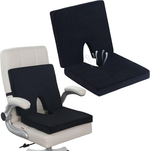 BALAPET Lumbar Support Seat Cushion,Ergonomic Lumbar Support for Posture Correction Cushion and