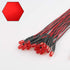 50pcs 12 Volt 5mm Red LED Lights - Emitting Diodes Pre Wired 7.9 Inch DC 12V LED Light Diffused Colored Lens