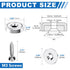 12pc Countersunk 20lbs 0.63x0.19inch LOVIMAG Neodymium Rare Earth Magnets, Strong with Hole & Iron Sheet, Force Cabinet