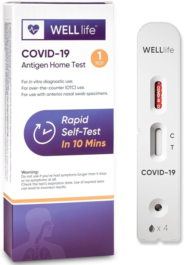 WELLlife Covid-19 Antigen Home Test, Covid Home Test 1 Test FDA Authorized