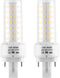 Lidesheng GX23-2 Base LED Light Bulb, Plug and Play, 6000K Cool White, 1400Lm, 13W 18W CFL Equivalent, 2pcs