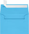 LUXPaper 4Bar A1 Invitation Envelopes - Peel & Press, 3 5/8" x 5 1/8", Bright Blue, 60lb. Text, 50 Qty