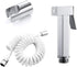 VNFOCRQJH Handheld Bidet Sprayer for Toilet, Chrome Portable Cloth Diaper Sprayer Set Brass