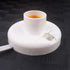 1pcs White Hanging Light Cord E27 Socket to 2-Prong with On/Off Switch, 26ft Wire