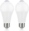 Motion Sensor LED Bulbs 12W (100W Equivalent) - Auto On/Off Dusk to