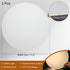 11.5" 2 1.7mm PATIKIL Diameter Lampshade Diffuser, Pcs Thick Round Diffuser Sheet for Drum Lampshades, Pendants Light