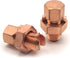10PCS Split Bolt Connectors - Copper Grounding Wire Clamps with Heat Shrink Tube for Ground Bonding (4AWG - 10AWG)