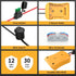 Power Wheels Adapter for Dewalt 20V Battery Adapter, 20V Power Wheels Battery Converter Kit with Fuses Holder and Switch, Wire Terminals, 12AWG Wire for RC Car Toys Truck Adapter Set (2 Pack)