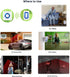 Caregiver Pager Indoor Motion Sensor Alarm for Fall Prevention - 2 Pager + 1 Sensor for Elderly Dementia Patients