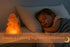 Mystic Romance Himalayan Salt Lamp Rechargeable, Pink Himalayan Salt Crystal Lamp in Glass, Color Changing Cordless