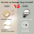 3 3 360 1 Pack AKSDA Battery Operated Wall Light, LED Wall Sconce with Color Modes, Brightness Levels, Rotation, Touch