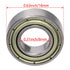 Othmro 10Pcs 688ZZ Deep Groove Ball Bearings: Double Plastic Sealed, Carbon Steel, 0.31x0.63x0.2inch