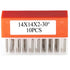 14mm Square Carbide Inserts Cutters, Knives Blades for Woodworking Spiral/Helical Planer Cutter Head or Lathe Turning