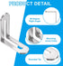 4 48mm 48mm (1.89"x1.9") 90 PATIKIL Pcs Metal L-Shape Brackets, x Degree l Bracket Corner Braces Cold Rolled Steel