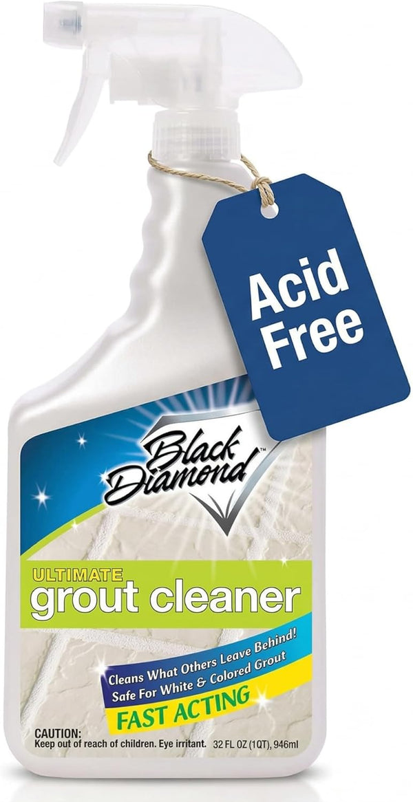 Black Diamond Stoneworks Ultimate Grout Cleaner for Tile Floors Acid-Free Deep Cleaner