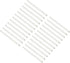 uxcell Drawer Slides, 24Pcs 235mm - Plastic Drawer Rails, Side Mounted Grooved
