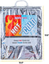 Frozen (10, 13.5"x17.5") Superio Hot and Cold Insulated Bags for Food Delivery, Grocery Shopping Bags, Food Storage