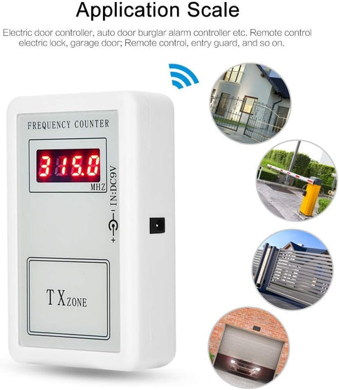 250-450 MHZ Digital Frequency Meter Detector Cymometer, Remote Control Tester Tools Handheld Digit Frequency Counter by Ciglow