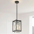 M10 5.9-inch 12-inch Antrader Threaded Extension Rod Black Lighting Fixture Stems with Sloped Ceiling Adapters