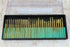 30 pc Titanium Diamond Coated Burrs, Glass Drill Bit Grit 120 Medium with 1/8 Inch Shank for Rotary Tools