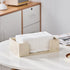 Polytree Countertop 10"L 6"W Marble Beige Napkin Holder for Bathroom, Paper Towel Dispenser for Kitchen, x