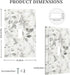 White Gray Eucalyptus Leaf Floral 1 Gang Light Switch Plate Cover for Electrical Switchplate Home Decor