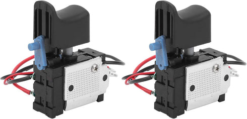 Drill Switch 2pcs Power Tool Switch with lighting function great replacements of the old or damaged drill bits by Heayzoki