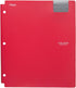 Five Star 4 Pocket Folder, Plastic, High Capacity, 1 Count, Color Selected for You (33190)