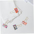 STOBOK 7pcs Tiny Binder Clips, Metal Paper Clips, Small File Clips, Cute Stainless Steel Document Clips for Office