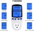 US Plug Multi Functional Power Meter, Backlight Monitor for Voltage Electricity Measurement, Home Tools Kits