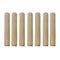 Best Fluted Wood Dowel Pins, 1/4" x 2 2/5" (6x60mm), 100 Pieces