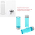 15ml Glass Vials with Screw Caps and Plastic Stoppers, Small Clear Liquid Sample Vial, Leak-Proof Vial, 50PCS