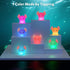 ollycasa Dimmable 3 Axolotl Night Light for Kids, Rechargeable Bedroom Bedside Lamp, Night Lamp for Kids Room, Nursery