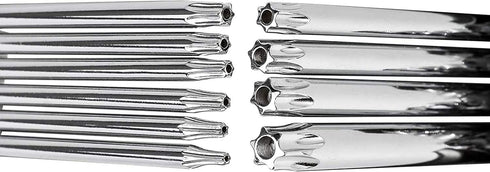 ARES 44000 10-Piece Tamper-Proof Folding Star Key Set, Corrosion-Resistant CR-V Steel, Sizes T-6 to T-30